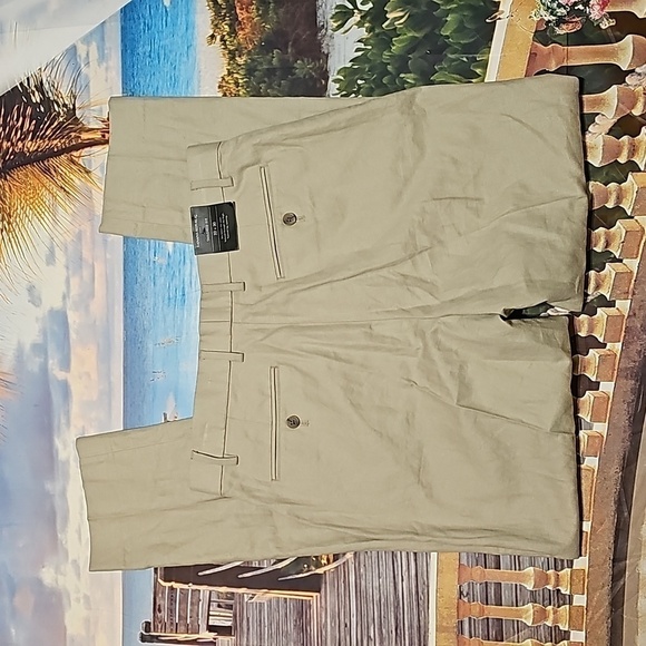 Banana Republic Tailored Fit Tan Pants Size 32x30 NWT - Picture 5 of 6